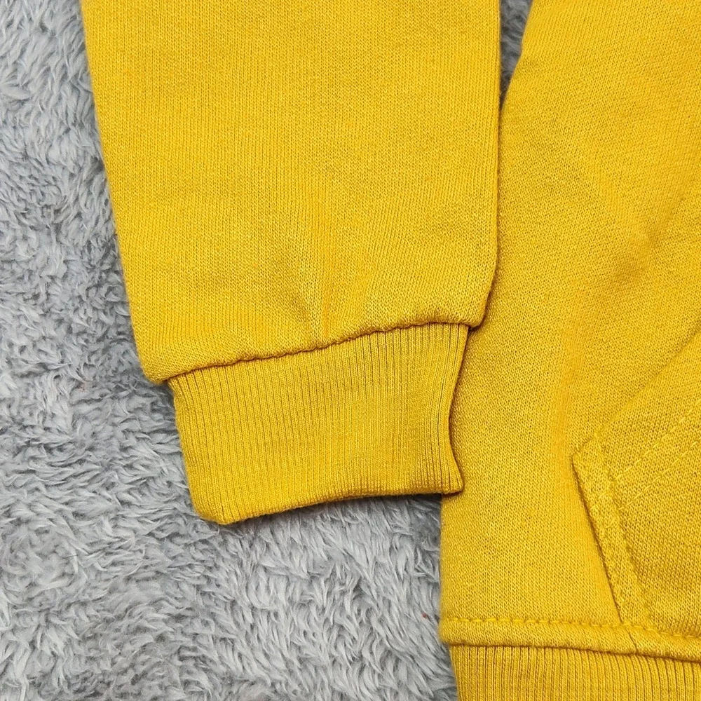 Lee Hoodie Boys 4T Yellow Pullover Sweatshirt Stripe Logo Fleece‎ 19005513